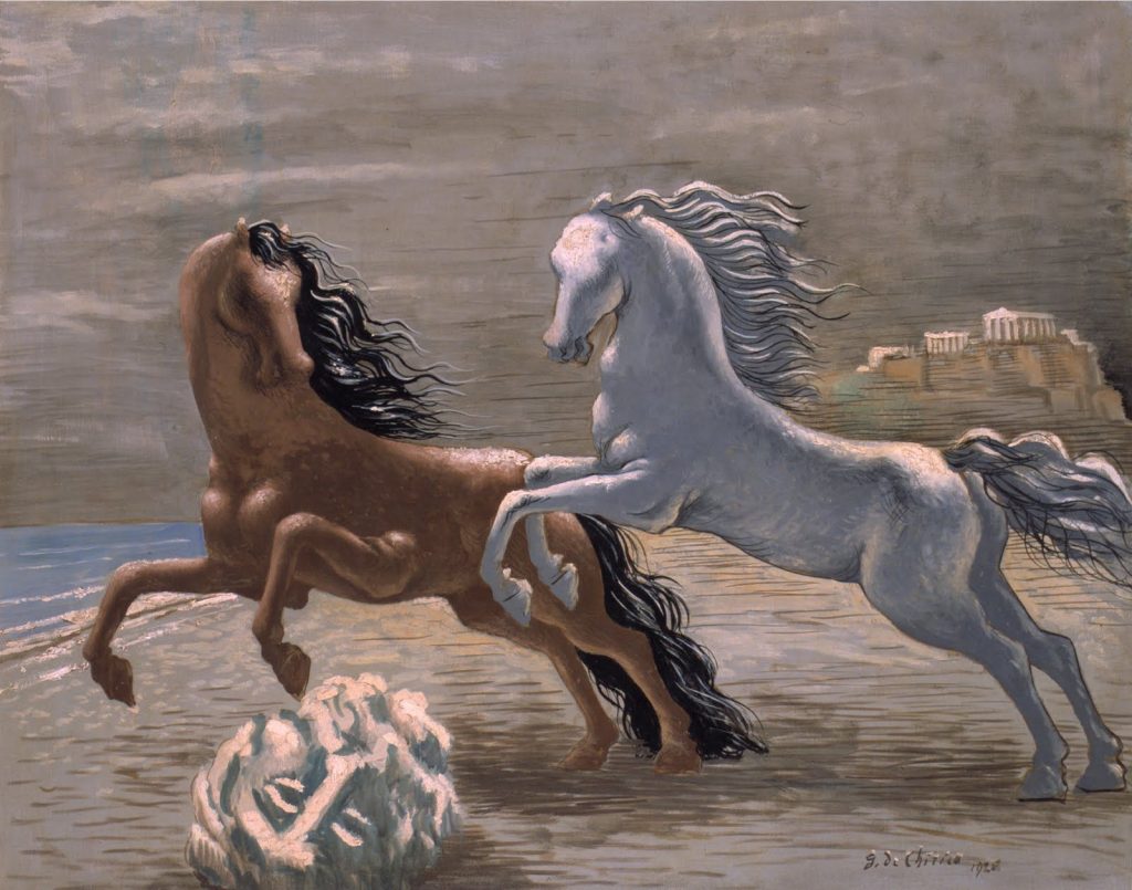 Cavalli in Riva al Mare, 1928