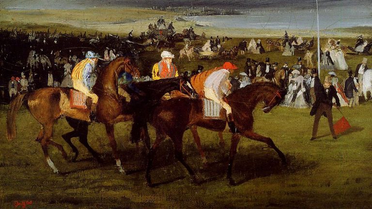 At the races the start, 1862
